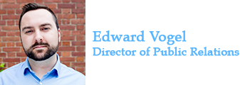 Headshot of Edward Vogel Director of Public Relations
